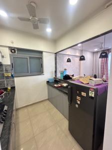 Kitchen Image of 702 Sq.ft 1.5 BHK Builder Floor for rent in Amanora Future Towers, Hadapsar Pune for Rs. 40000