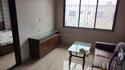 Living Room Image of 450 Sq.ft 1 BHK Apartment / Flat for rent in Kopar Khairane Navi Mumbai for Rs. 28000