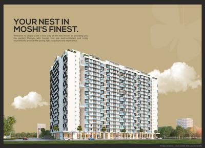 Image of 937 Sq.ft 2 BHK Apartment / Flat for sale in Shevi Utopia Gold, Moshi, Pune for Rs. 7350000