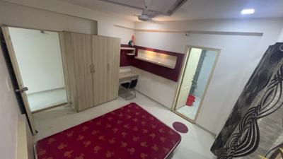 Bedroom Image of 1300 Sq.ft 3 BHK Apartment / Flat for rent in Tandalja Vadodara for Rs. 30000