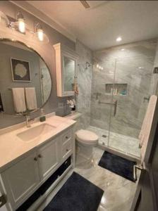 Bathroom Image of 750 Sq.ft 1 BHK Apartment / Flat for rent in Lunkad Sky Vie, Viman Nagar Pune for Rs. 15000
