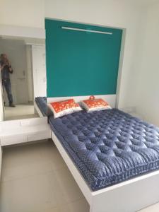 Bedroom Image of 1069 Sq.ft 2 BHK Apartment / Flat for rent in Orchid Blues, Shela Ahmedabad for Rs. 34000