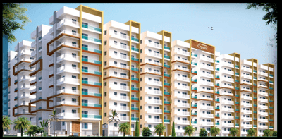 Image of 1320 Sq.ft 3 BHK Apartment / Flat for sale in Kompally, Hyderabad for Rs. 8916000