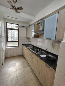 Kitchen Image of 1150 Sq.ft 2 BHK Apartment / Flat for rent in Unitech Fresco, Sector 50 Gurgaon for Rs. 55000