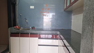Kitchen Image of 580 Sq.ft 1 BHK Apartment / Flat for rent in Geetai Siena, Vikhroli East Mumbai for Rs. 35000
