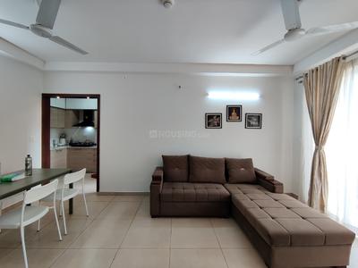 Hall Image of 1097 Sq.ft 2 BHK Apartment / Flat for rent in Bhartiya Nikoo Homes Phase 2, Thanisandra Bengaluru for Rs. 52002