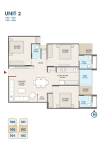 Image of 1050 Sq.ft 3 BHK Apartment / Flat for sale in Morena Apartment, Ambawadi, Ahmedabad for Rs. 13000000