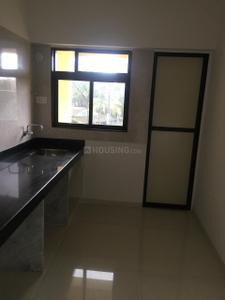 Kitchen Image of 650 Sq.ft 1 BHK Apartment / Flat for rent in Cosmos Meluha, Khidkali Thane for Rs. 12500