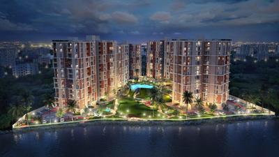 Image of 906 Sq.ft 3 BHK Apartment / Flat for sale in Orchard Amritaya, Cossipore, Kolkata for Rs. 9415000