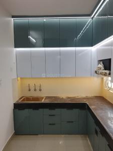 Kitchen Image of 1400 Sq.ft 3 BHK Apartment / Flat for rent in Divine DB City Gwalior C Block, Mahalgaon Gwalior for Rs. 24000