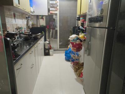 Kitchen Image of 650 Sq.ft 1 BHK Apartment / Flat for rent in Kalyan West Kalyan for Rs. 15800