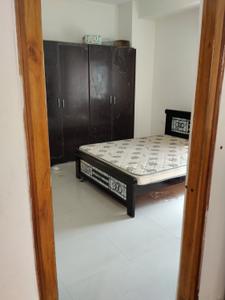 Bedroom Image of 600 Sq.ft 1 BHK Builder Floor for rent in Financial District Hyderabad for Rs. 25500