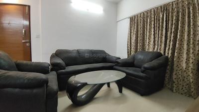Living Room Image of 1080 Sq.ft 2 BHK Apartment / Flat for rent in Adani The Meadows, Shantigram Ahmedabad for Rs. 34000