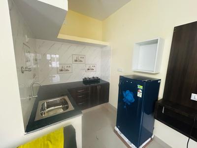 Kitchen Image of 450 Sq.ft 1 BHK Apartment / Flat for rent in Electronic City Bengaluru for Rs. 19000