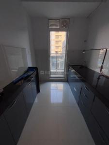 Kitchen Image of 500 Sq.ft 1 BHK Apartment / Flat for rent in Ashar Edge, Thane West Thane for Rs. 30000