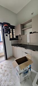 Kitchen Image of 600 Sq.ft 1 BHK Builder Floor for rent in Vijay Nagar Indore for Rs. 24000