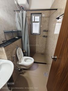 Bathroom Image of 1300 Sq.ft 2 BHK Apartment / Flat for rent in D And T Rajkamal Park Co Op Housing Society Ltd, Aundh Pune for Rs. 45000