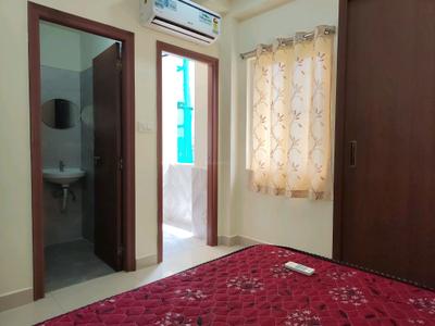 Bedroom Image of 1150 Sq.ft 1 BHK Apartment / Flat for rent in Kondapur Hyderabad for Rs. 25000