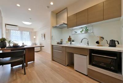Kitchen Image of 2032 Sq.ft 4 BHK Apartment / Flat for sale in Sector 119 Faridabad for Rs. 13800000