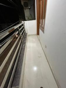 Balcony Image of 600 Sq.ft 1 BHK Builder Floor for rent in Khirki Extension New Delhi for Rs. 20500