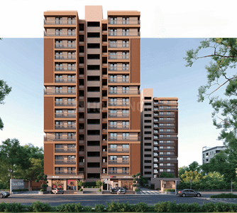 Image of 1102 Sq.ft 3 BHK Apartment / Flat for sale in Shree Kalash, Tragad, Ahmedabad for Rs. 7140000