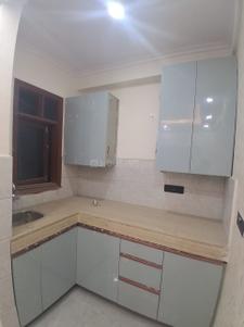 Kitchen Image of 450 Sq.ft 1 BHK Builder Floor for rent in Rajpur Khurd Extension New Delhi for Rs. 14000
