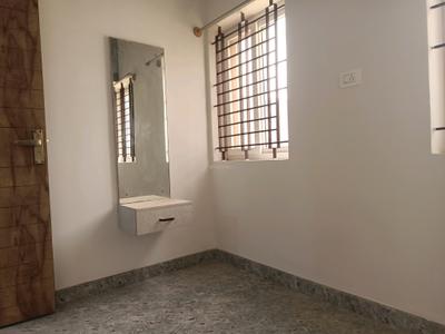 Bedroom Image of 600 Sq.ft 1.5 BHK Builder Floor for rent in Hebbal Bengaluru for Rs. 15000
