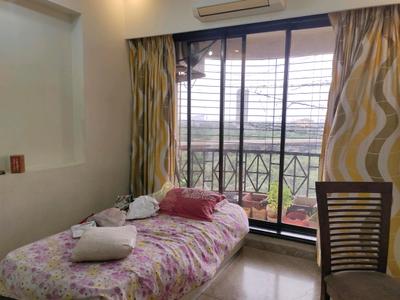 Bedroom Image of 1600 Sq.ft 3 BHK Apartment / Flat for rent in Airoli Navi Mumbai for Rs. 67000