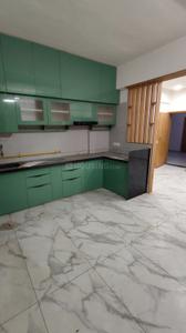 Kitchen Image of 1400 Sq.ft 3 BHK Apartment / Flat for rent in Unique Shantam Nirvanta, Chhani Vadodara for Rs. 17000