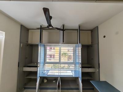 Bedroom Image of 601 Sq.ft 1 BHK Apartment / Flat for rent in Olympia Opaline, Navalur Chennai for Rs. 29000