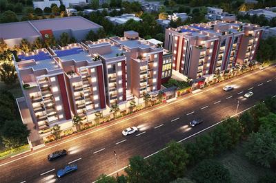 Image of 1237 Sq.ft 3 BHK Apartment / Flat for sale in Kattupakkam, Chennai for Rs. 9500000