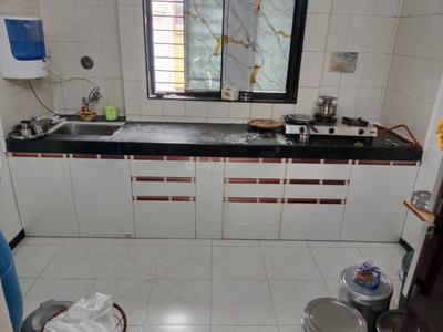 Kitchen Image of 700 Sq.ft 1 BHK Apartment / Flat for rent in Shivalaya Shiwalay Society, Pashan Pune for Rs. 23000