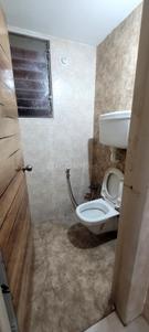 Bathroom Image of 660 Sq.ft 1 BHK Apartment / Flat for rent in Vishesh Balaji Symphony Wing I to K, Shilottar Raichur Navi Mumbai for Rs. 22000