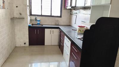 Kitchen Image of 850 Sq.ft 2 BHK Apartment / Flat for sale in Giriraj Vrindavan Heritage, Kopar Khairane Navi Mumbai for Rs. 15000000