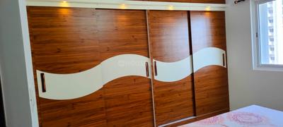Bedroom Image of 501 Sq.ft 1 RK Apartment / Flat for rent in L And T Raintree Boulevard, Sahakara Nagar Bengaluru for Rs. 50000