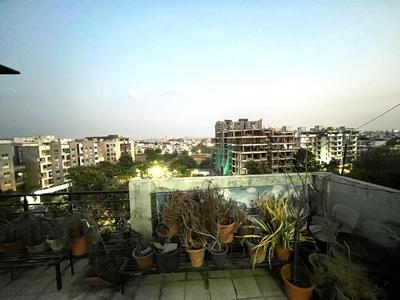 Terrace Image of 1650 Sq.ft 2 BHK Penthouse for rent in Space Park I, Mahalakshmi Nagar Indore for Rs. 27000