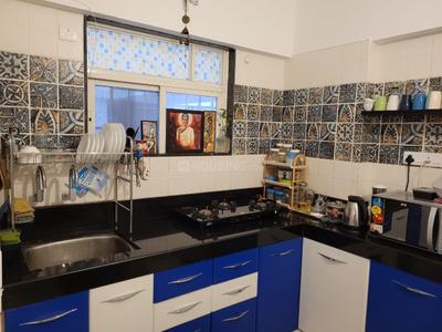 Kitchen Image of 650 Sq.ft 1 BHK Apartment / Flat for sale in Vijayalaxmi Laxmisatyam Residency, Dhanori Pune for Rs. 4200000