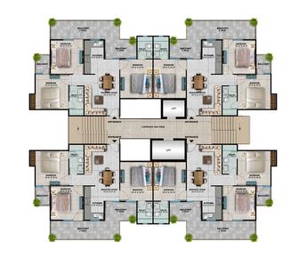 Image of 1200 Sq.ft 3 BHK Apartment / Flat for sale in Adore Prosperity Homes, Sector 86, Faridabad for Rs. 6000000