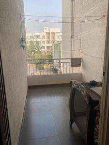 Balcony Image of 980 Sq.ft 2 BHK Apartment / Flat for rent in Magnus Manjri Green Annexe B1 B2 B3, Hadapsar Pune for Rs. 25000