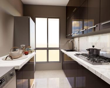 Kitchen Image of 446 Sq.ft 1 BHK Apartment / Flat for sale in M K Fatima Residency, Umerkhadi Mumbai for Rs. 15900000