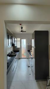 Kitchen Image of 1450 Sq.ft 3 BHK Apartment / Flat for rent in Rishita Manhattan, Gomti Nagar Extension Lucknow for Rs. 50000