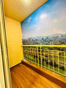 Balcony Image of 799 Sq.ft 1 BHK Apartment / Flat for sale in Shilphata Thane for Rs. 4000000