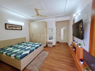 Bedroom Image of 700 Sq.ft 1 BHK Builder Floor for rent in Sector 46 Gurgaon for Rs. 38000