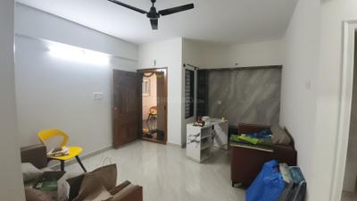 Living Room Image of 900 Sq.ft 1 BHK Builder Floor for rent in Mahadevapura Bengaluru for Rs. 32000