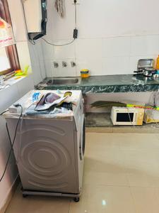 Kitchen Image of 1350 Sq.ft 3 BHK Apartment / Flat for rent in Ozone Heights, Talashpur Aligarh for Rs. 12000