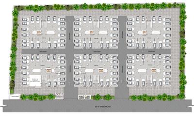 Floor Plan Image of 1550 Sq.ft 3 BHK Apartment / Flat for sale in Atala Bhubaneswar for Rs. 9300000