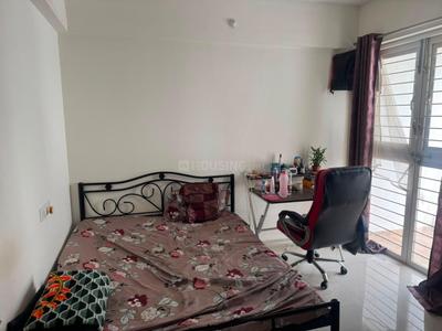Bedroom Image of 967 Sq.ft 3 BHK Apartment / Flat for rent in Vardhaman Moonstone, Tathawade Pune for Rs. 37000