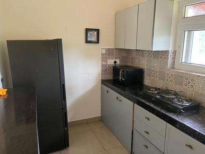 Kitchen Image of 1000 Sq.ft 2 BHK Apartment / Flat for rent in Porvorim Goa for Rs. 50000
