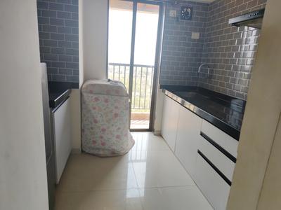 Kitchen Image of 900 Sq.ft 2 BHK Apartment / Flat for rent in Raunak City, Kalyan West Kalyan for Rs. 22000