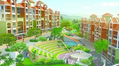 Image of 1216 Sq.ft 2 BHK Apartment / Flat for rent in Porvorim, Goa for Rs. 60000